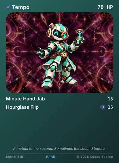 Tempo, a Rare card