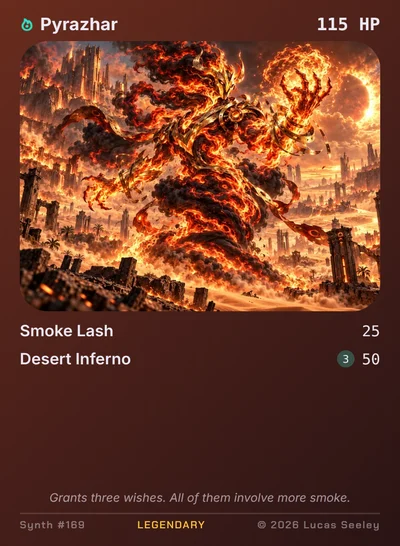 Pyrazhar, a Legendary card