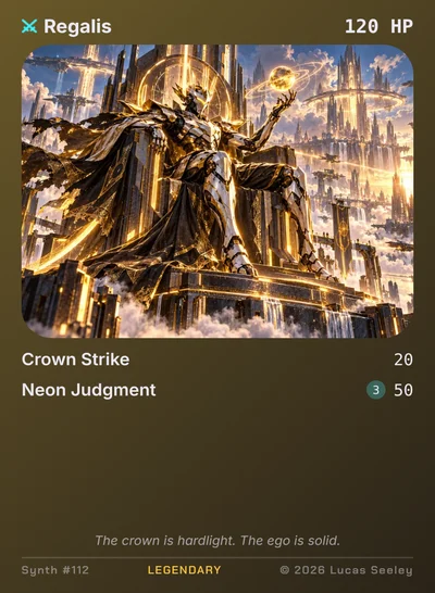 Regalis, a Legendary card